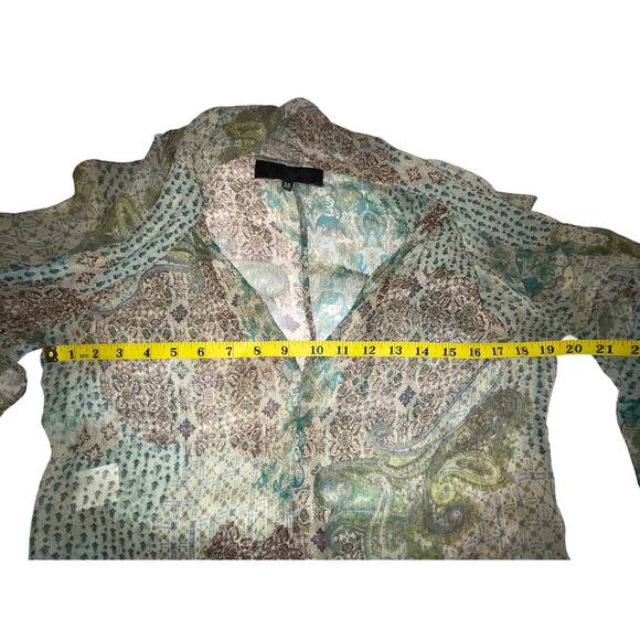GORGEOUS LBK‎ Loubarok Blouse - Made in France - Size L - Incredible Sleeves - Picture 10 of 14